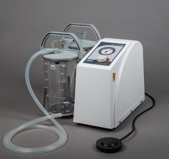 Отсасыватель медицинский В-100 с педалью (45 л/мин, 95 кПа)