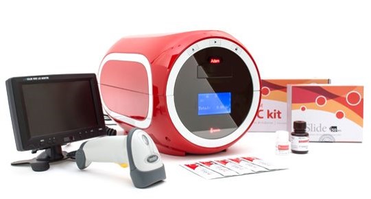 Аппарат для оптического подсчета остаточных лейкоцитов в компонентах крови, модель ADAM-rWBC