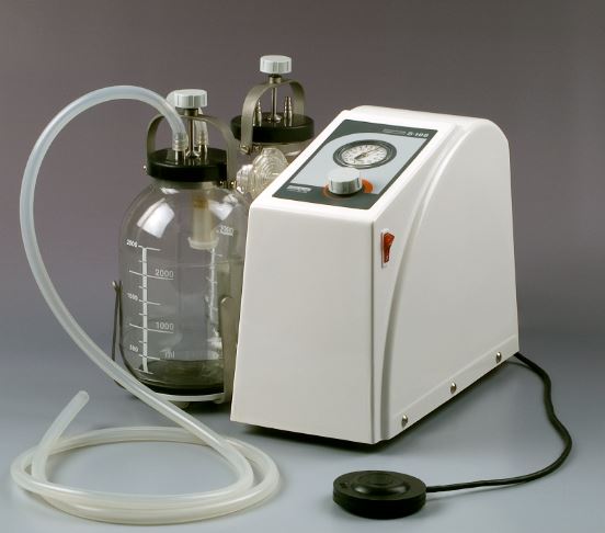 Отсасыватель медицинский В-100 с педалью (45 л/мин, 95 кПа)