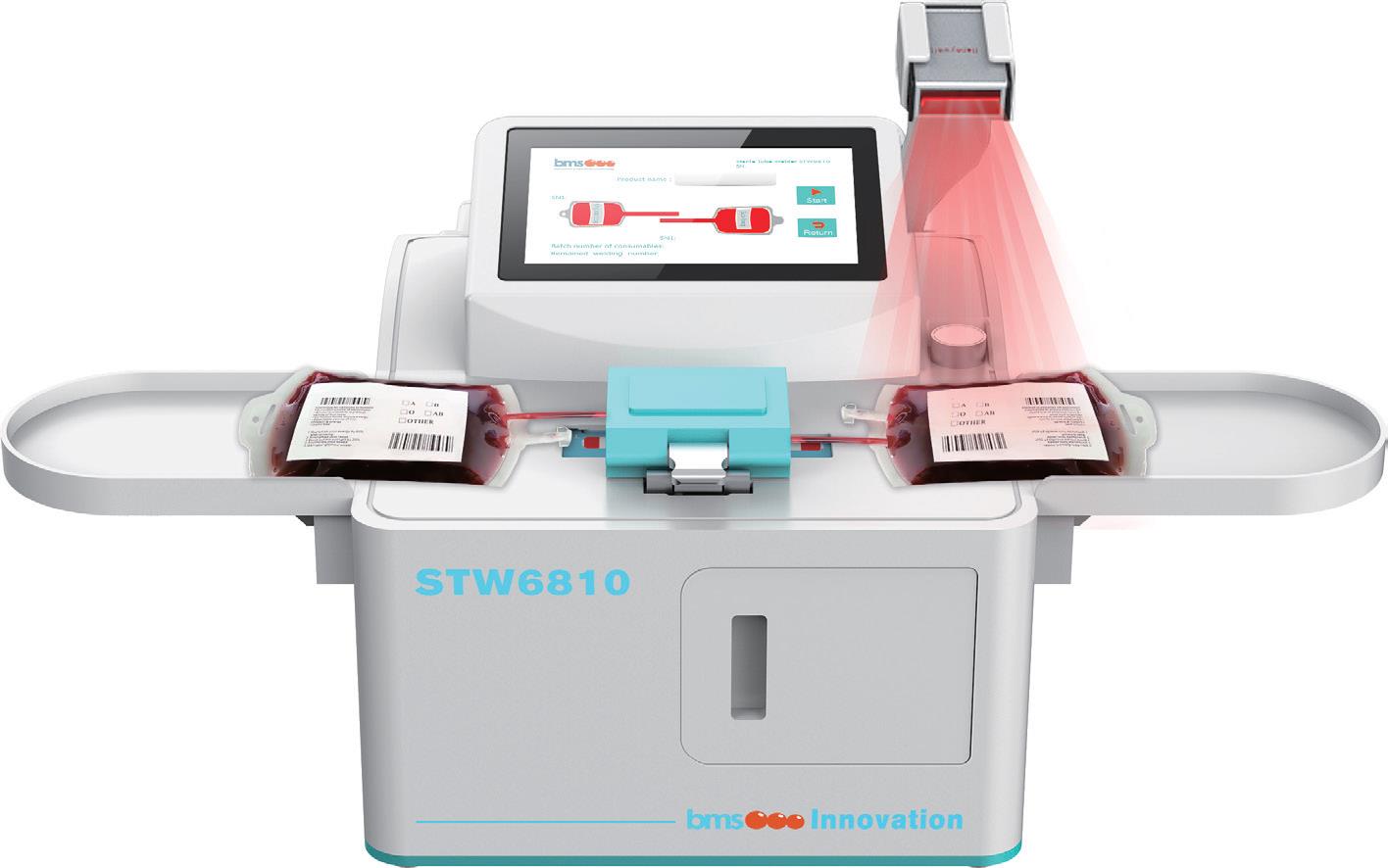 Устройство STW6810 для стерильного соединения пластиковых магистралей
